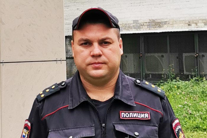 Капитан полиции Александр Олегович Копеин