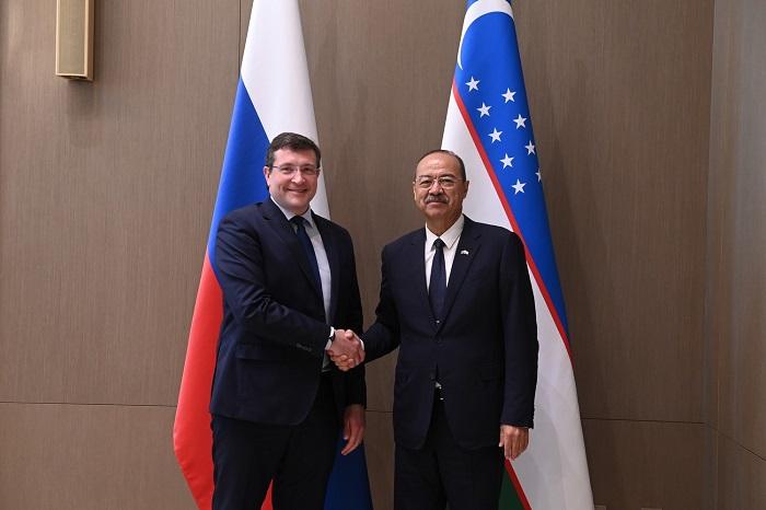 Губернатор Глеб Никитин представил премьер-министру Республики Узбекистан Абдулле Арипову промышленный и научно-образовательный потенциал Нижегородской области