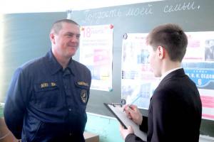 Максим Конов берет интервью у И.Г. Семеногова